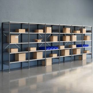 Lagerreol &Aring;ben V06 2100x6000x600 Galv