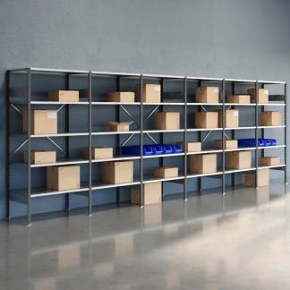 Lagerreol &Aring;ben V06 2100x6000x600 Galv