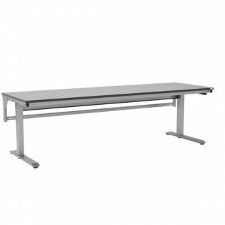 ErgoMini arbejdsbord 2500x800mm m/HPL bordplade