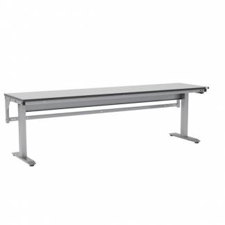 ErgoMini arbejdsbord 2500x620mm m/HPL bordplade