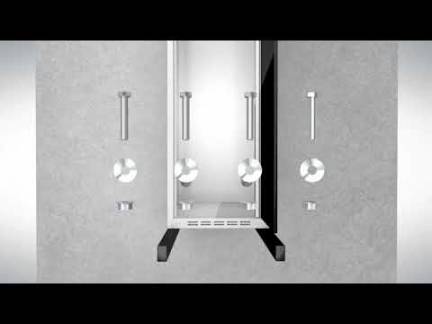 B&aelig;nkstel V&aelig;g til garderobeskab, 300x550mm