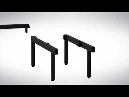 B&aelig;nkstel til garderobeskab 600x550 mm