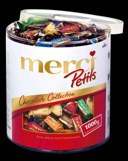 Merci Petits Chocolate Collection 1 kg.