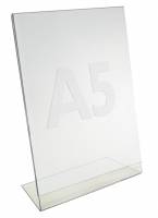 TWIN AGENDA Acrylic Display A5, L-Stand