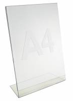 TWIN AGENDA Acylic Display A4 L'Stand