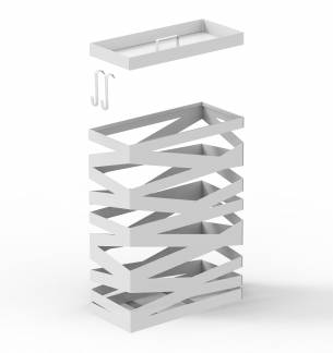 TWIN Artistic Umbrella Holder - Hvid