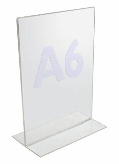 TWIN AGENDA Acrylic Display A6, T-Stand