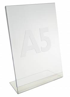 TWIN AGENDA Acrylic Display A5, L-Stand