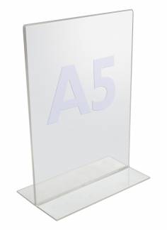 TWIN AGENDA Acrylic Display A5, T-Stand