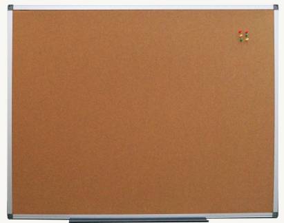 TWIN Kork opslagstavle 1800x900 mm