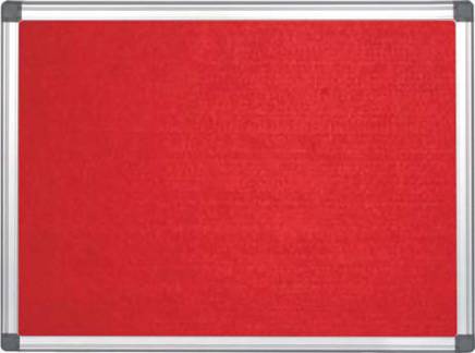 TWIN Filt opslagstavle 1200x900 mm Rød